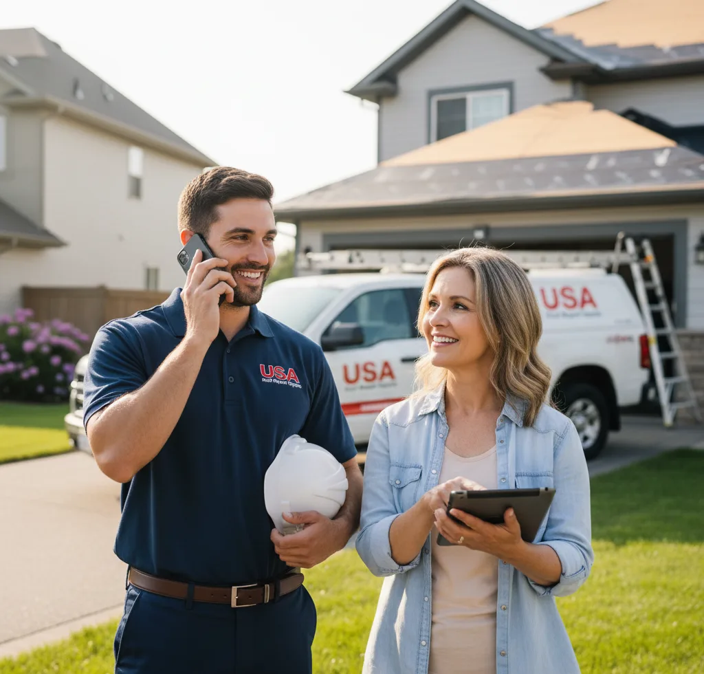 USA Roof Repair Experts customer support in Russellville